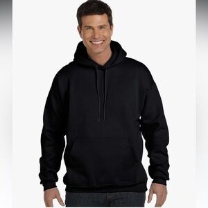 🖤 Men’s Hanes Ultimate Sweatshirt, Heavyweight Fleece Hoodie Sz XL NEW